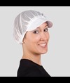 Cappellino donna rete visiera bianca (paq. 10 Un.) Garys