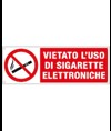 Cartello vietato  l'uso di sigarette elettroniche