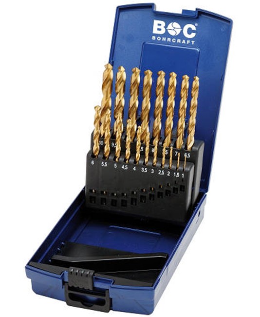 Assortimento Punte Elicoidali Cilindriche Hss-Tin Assortimento Punte Elicoidali Cilindriche Hss-Tin