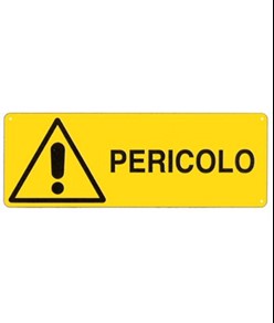 Cartello 'pericolo'