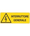 Cartello 'interruttore generale'