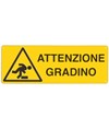 Cartello 'attenzione gradino'
