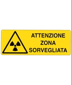 etichette adesive  attenzione zona sorvegliata