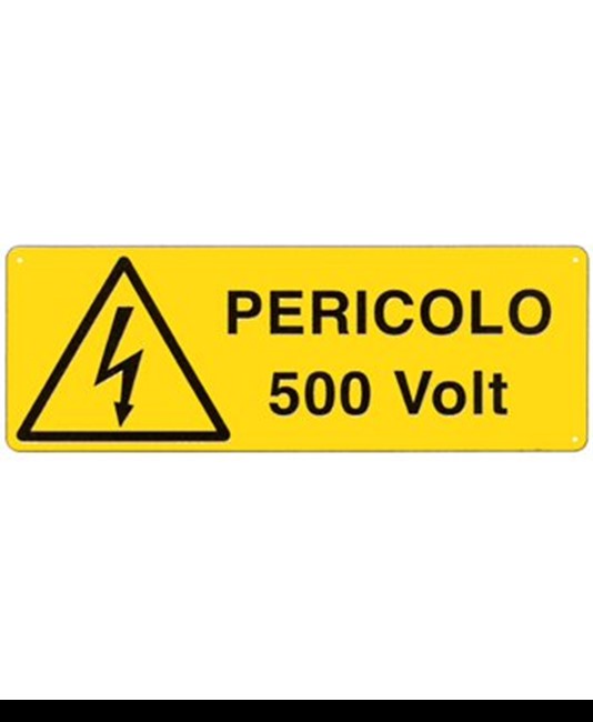etichette adesive 'pericolo 500 Volt'