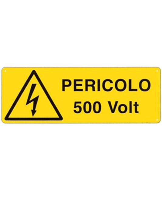 Cartello 'pericolo 500 Volt' Cartello 'pericolo 500 Volt'