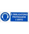 Cartello è obbligatorio proteggere l'udito Cartello è obbligatorio proteggere l'udito