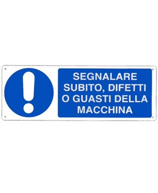 etichette adesive  Segnalare subito difetti o guasti della macchina etichette adesive  Segnalare subito difetti o guasti della macchina