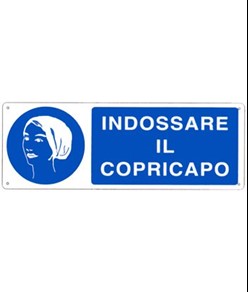 etichette adesive  indossare il copricapo