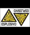 Etichette autoadesive 'esplosivo'