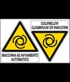 Adesivo 'macchina ad avviamento automatico'