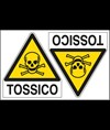 Etichette autoadesivo 'tossico'
