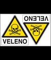 Etichette autoadesivo 'veleno'