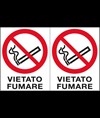 Adesivi 'vietato fumare'