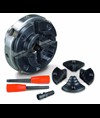 Mandrino a 4 griffe diametro 100 mm con vite inclusa