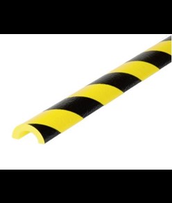 Profilo paracolpi in gomma giallo nero