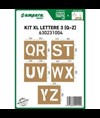 Kit dime con lettere XL dalla Q alla Z Ampere