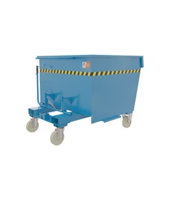 Benna ribaltabile con ruote