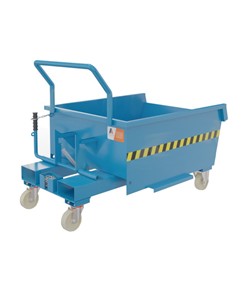 Benna ribaltabile con ruote