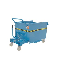 Benna ribaltabile con ruote