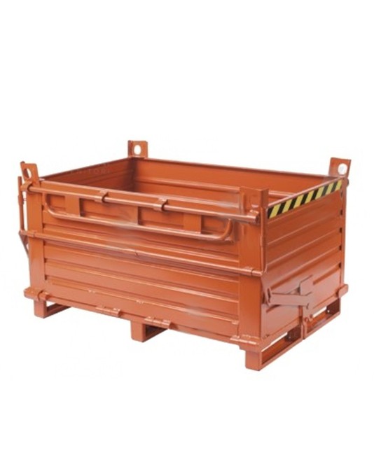 Contenitore con due semifondelli Contenitore con due semifondelli