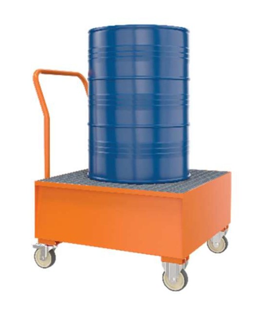 Carrello con vasca di raccolta Carrello con vasca di raccolta