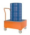 Carrello con vasca di raccolta