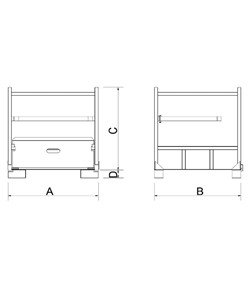 Contenitore porta bombole Contenitore porta bombole
