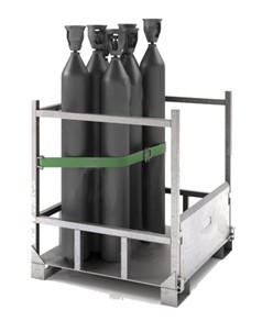 Contenitore porta bombole