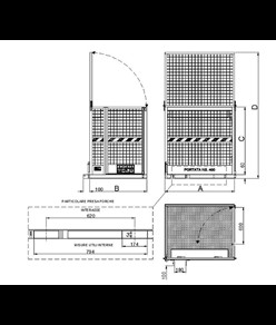Cestello per manutenzione area