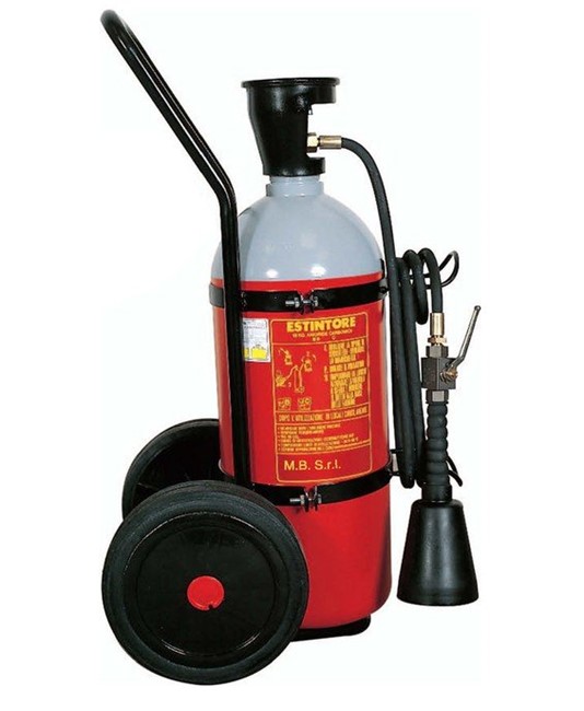 Estintore carrellato a CO2 Estintore carrellato a CO2