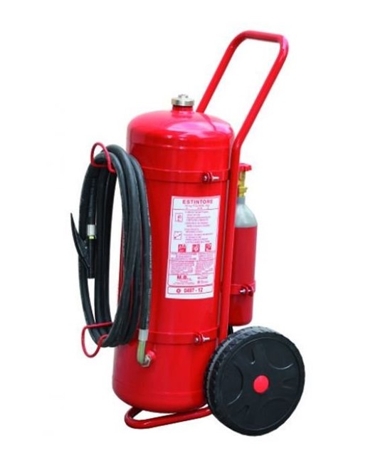 Estintore carrellato 50 kg con bombola esterna Estintore carrellato 50 kg con bombola esterna