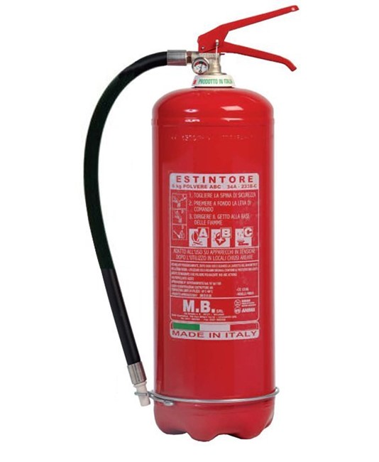 Estintore a polvere 6 kg Estintore a polvere 6 kg
