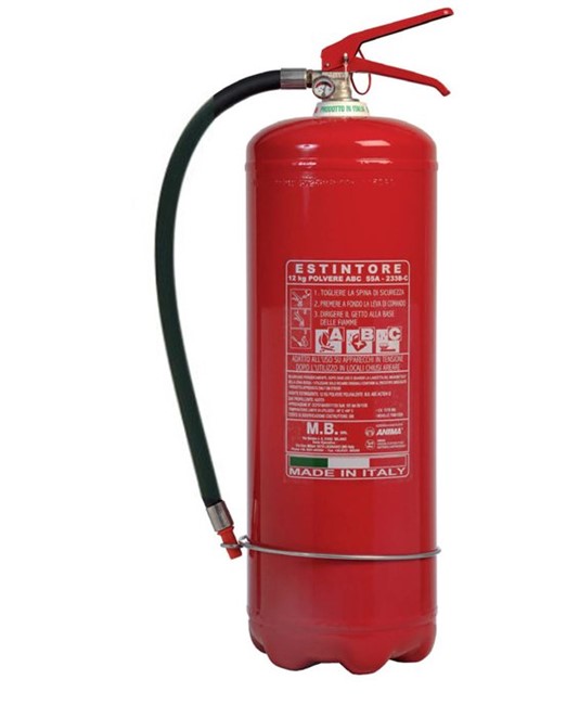 Estintore a polvere 12kg Estintore a polvere 12kg