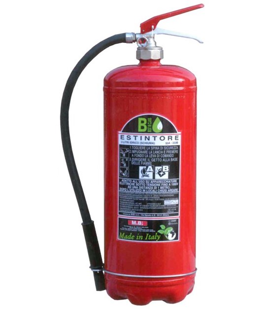 Estintore portatile idrico a schiuma 9 lt Estintore portatile idrico a schiuma 9 lt