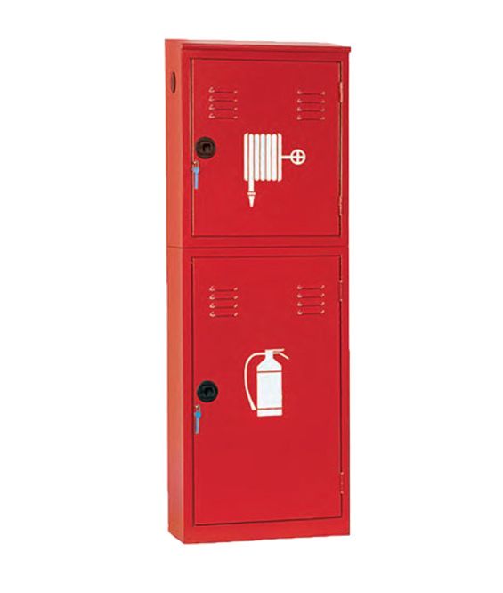 Cassetta porta estintore doppia con manichetta  Texas