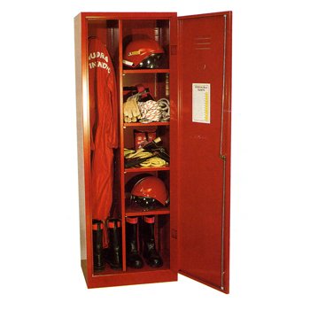 Armadio per attrezzi antincendio doppio scomparto