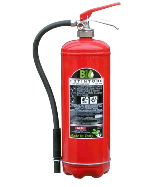 Estintore portatile idrici a schiuma 6 lt Estintore portatile idrici a schiuma 6 lt