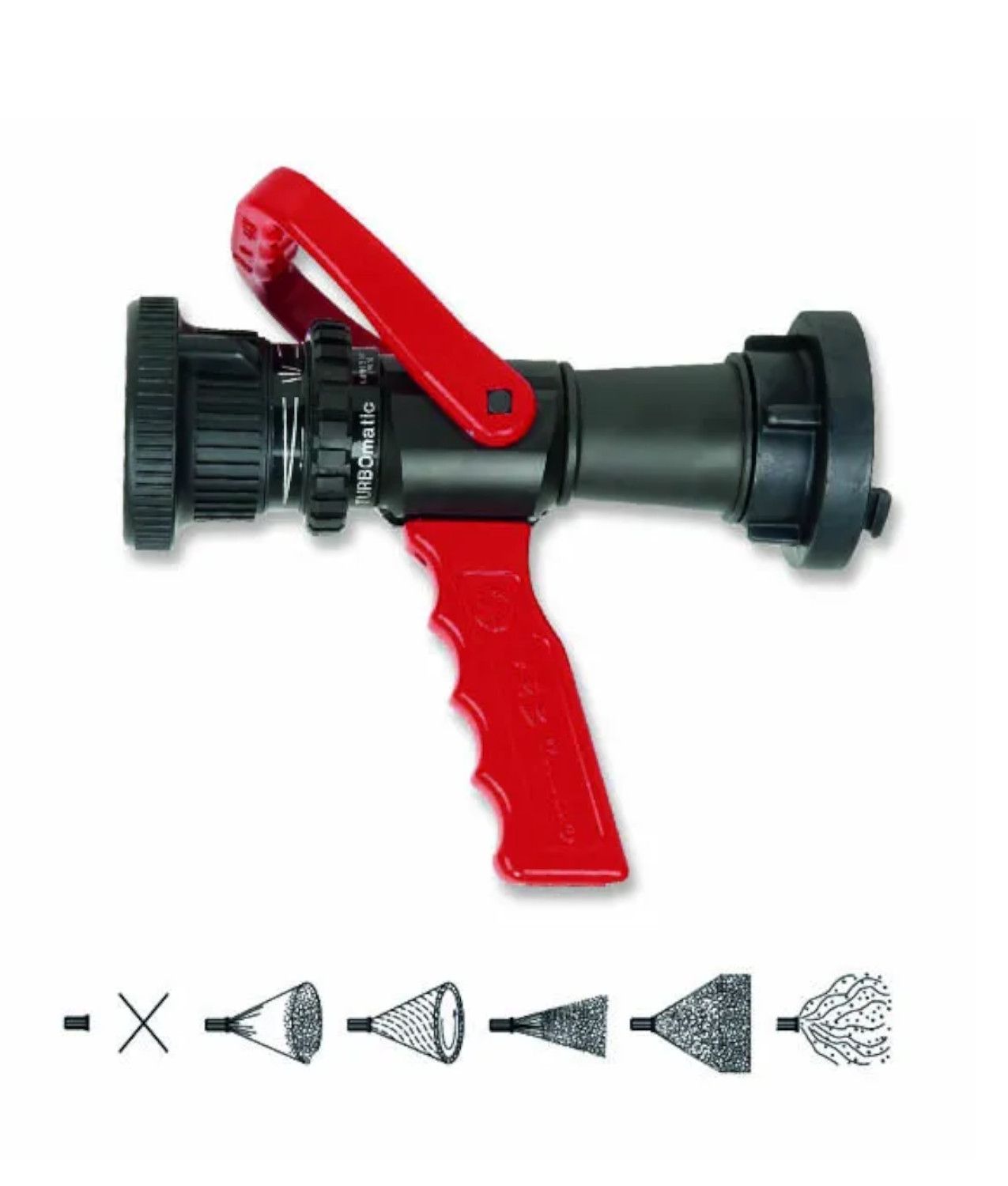 Lancia antincendio UNI 45 per idranti  TURBOMATIC