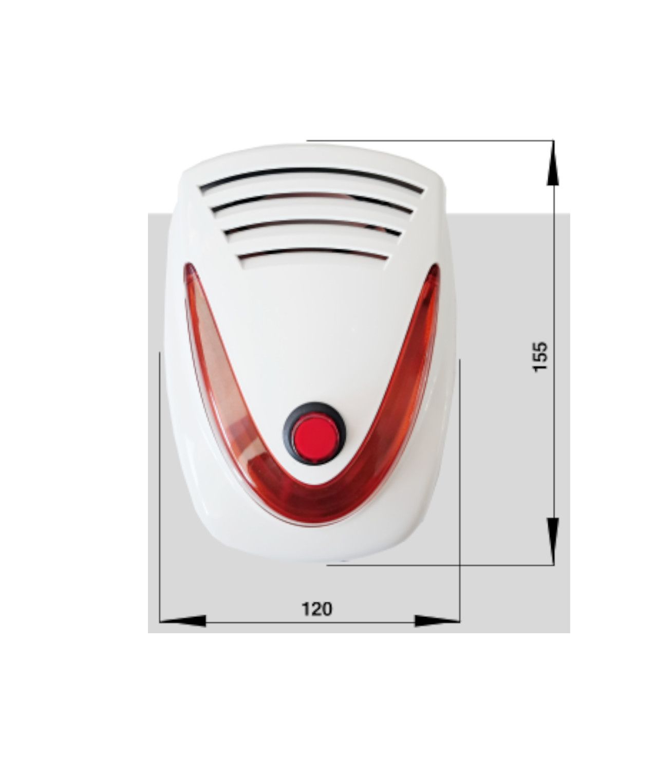 Allarme sonoro di segnalazione pericolo