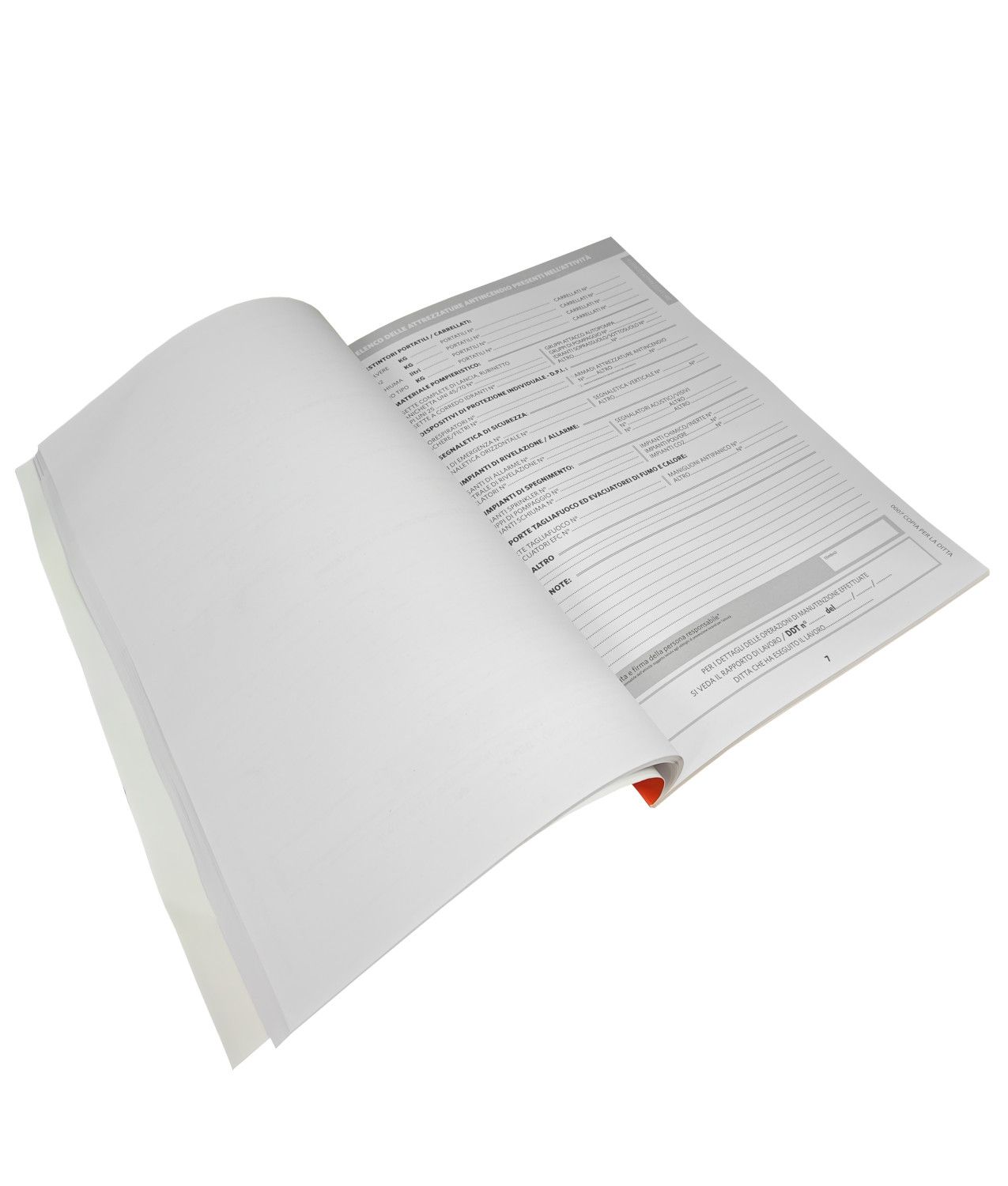 Registro antincendio decreto 151