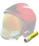 Torcia per casco Gallet F1 XF MSA Safety