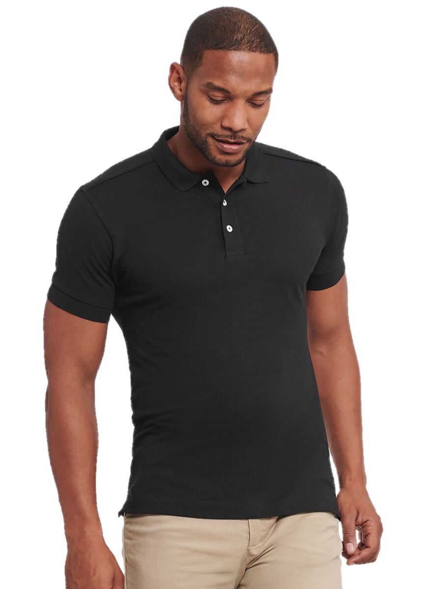 POLO UOMO MANICA CORTA STRETCH Russell