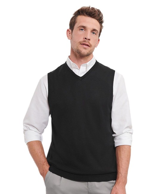 PULLOVER UNISEX SMANICATO COLLO A V Russell PULLOVER UNISEX SMANICATO COLLO A V Russell