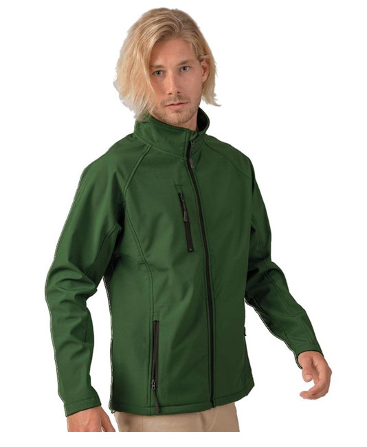 Giacca softshell multitasche 95% poliestere 5% elastane JHK Softjack Giacca softshell multitasche 95% poliestere 5% elastane JHK Softjack