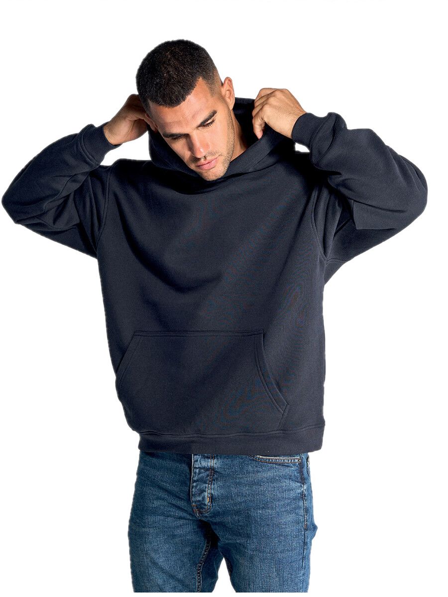 FELPA UOMO CAPPUCCIO OVERSIZE JHK