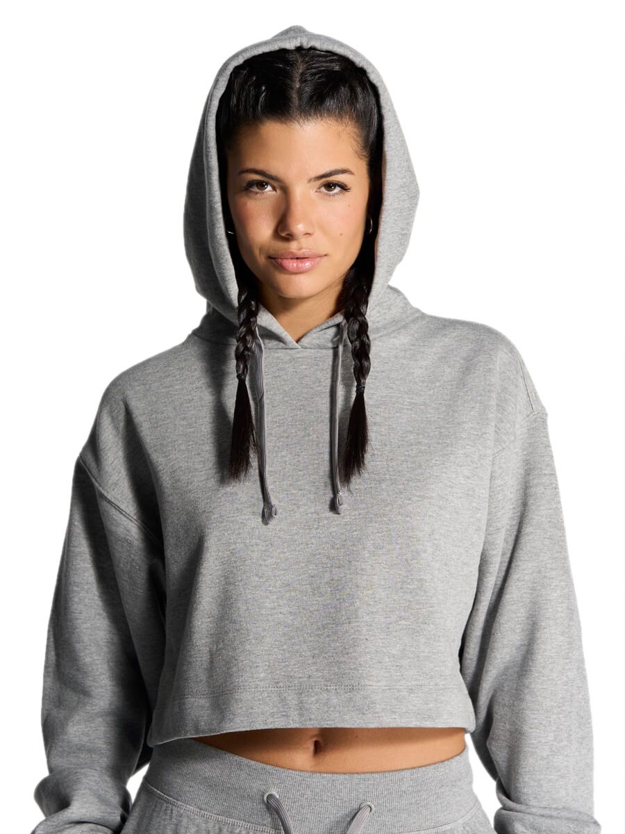 FELPA DONNA CAPPUCCIO REGULAR CROPPED JHK