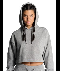 FELPA DONNA CAPPUCCIO REGULAR CROPPED JHK