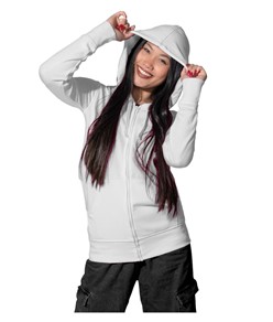 Felpa con cappuccio ZIP da donna JHK French Terry