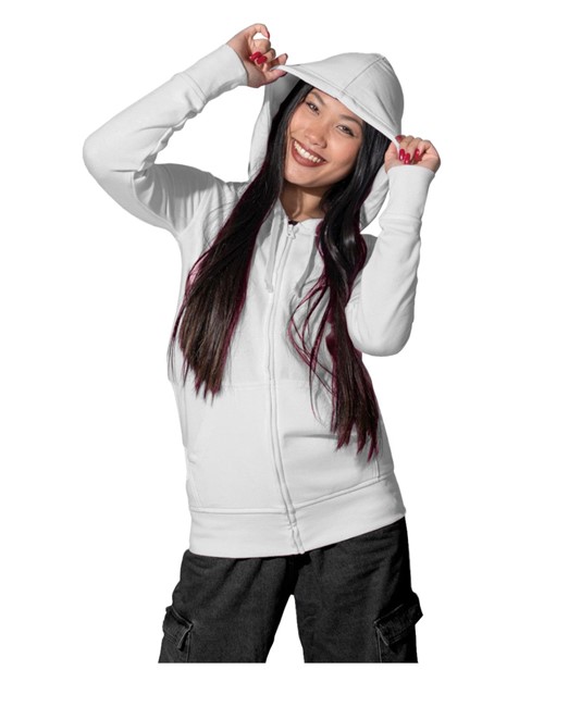 Felpa con cappuccio ZIP da donna JHK French Terry Felpa con cappuccio ZIP da donna JHK French Terry