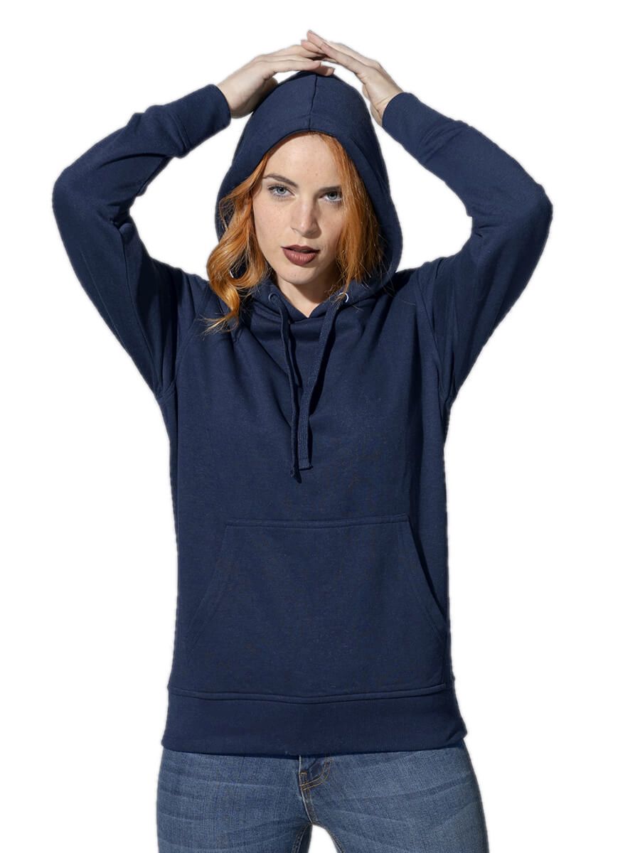 FELPA DONNA CAPPUCCIO LEGGERA FRENCH TERRY JHK